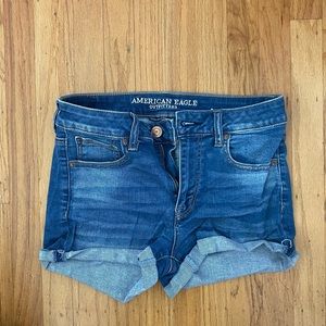 American Eagle High Rise Jean Shorts